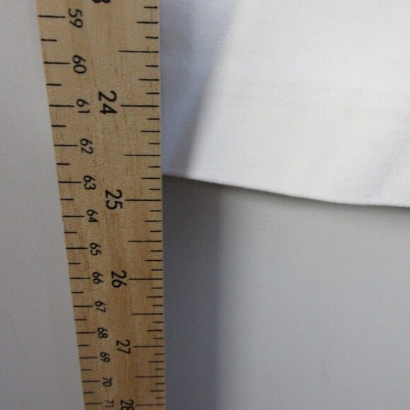 Club Monaco Capri Pants Women 6 White Cotton Blend Cropped Mid Rise Casual 288 - Picture 10 of 11